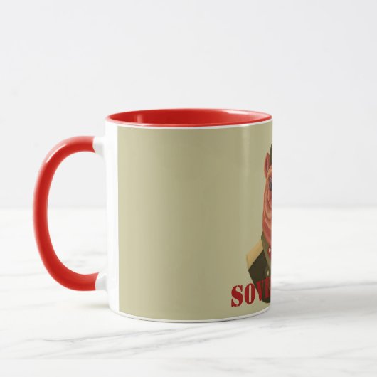 Sowjetbär Tasse (Links)