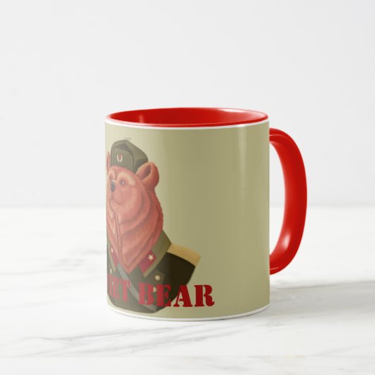 Sowjetbär Tasse (VorderseiteRechts)
