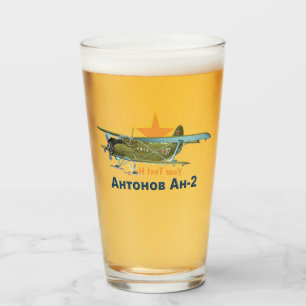 Sowjetisch Antonov An-2 Biplane Glas