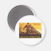 Sowjetisch Magnet (Vorderseite/Rückseite)