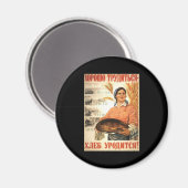 Sowjetisch Magnet (Vorderseite/Rückseite)