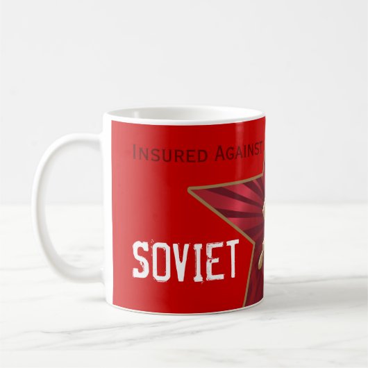Sowjetische Abdeckungs-Tasse Kaffeetasse (Links)