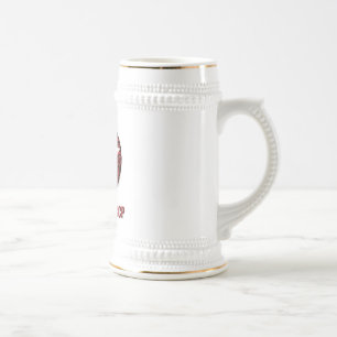 Sowjetische Art Stein Bierglas