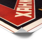 Sowjetische Bierwerbung 1925 Poster (Ecke)