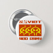 Sowjetische CCCP Rote Armee Button (Vorne & Hinten)