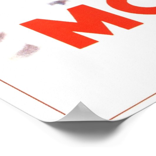 Sowjetische Eiscreme-Werbung 1951 Poster (Ecke)