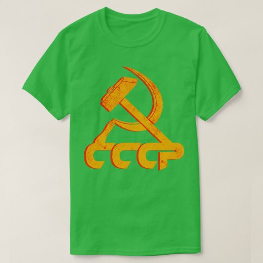 Sowjetische Gewerkschaft CCCP UdSSR Kommunaler Ham T-Shirt (Design vorne)
