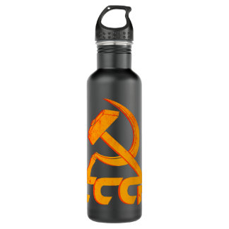 Sowjetische Gewerkschaft CCCP UdSSR Kommunismus Ha Edelstahlflasche