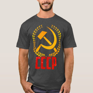 Sowjetische Gewerkschaft CCCP UdSSR Kommunismus Ha T-Shirt