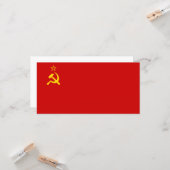 Sowjetische Gewerkschaft (UdSSR) (kommunistischer  Karte (Vorderseite/Rückseite Beispiel)