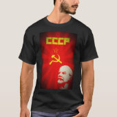 sowjetische kommunistische Propaganda Vintages f T-Shirt (Vorderseite)