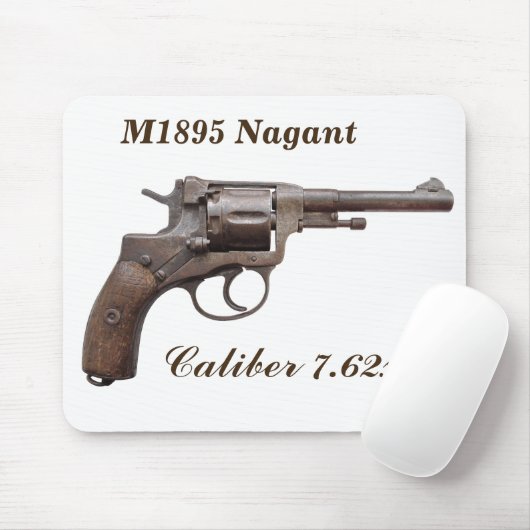 Sowjetische Mausunterlage des Russen ww2 Nagant Mousepad (Mit Mouse)