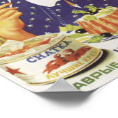 Sowjetische Meeresfrüchte-Werbung Poster (Ecke)