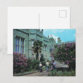 Sowjetische Postkarte Alupka-Palast (Vorne/Hinten)
