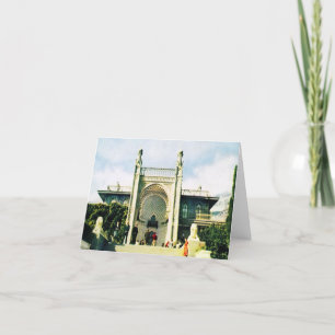Sowjetische Postkarte mit dem Woronzow-Palast in A