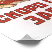 sowjetische Pro Reading Propaganda Poster (Ecke)