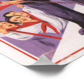 Sowjetische Propaganda gegen Kindesmissbrauch Poster (Ecke)