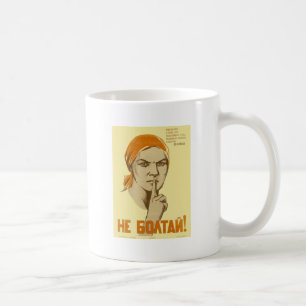 Sowjetische Propaganda Kaffeetasse