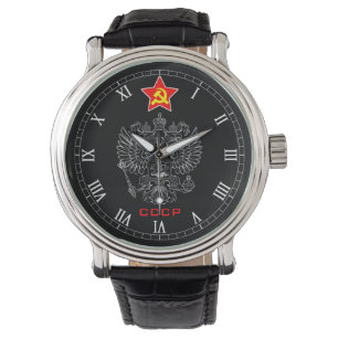 Sowjetische Propaganda-Uhr Armbanduhr