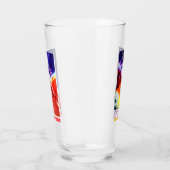 sowjetische Raumfahrtpropaganda Bierglas Glas (Rechts)