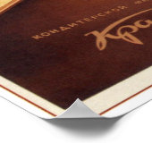 Sowjetische Schokolade-Sets Werbung 1950 Poster (Ecke)