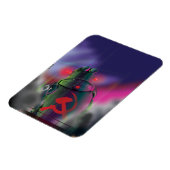 Sowjetische Science Fiction Robot Print. Magnet (Linke Seite)