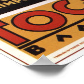 Sowjetische Tabakwerbung 1925 Poster (Ecke)