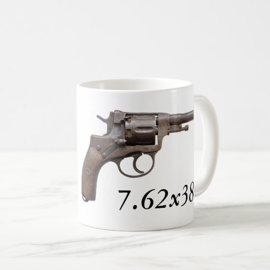 Sowjetische Tasse des Russen ww2 Nagant Revolvers (VorderseiteRechts)