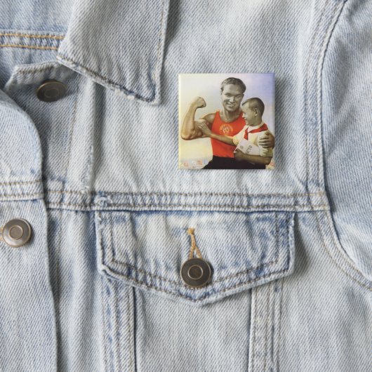 Sowjetischer Athlet Button (Beispiel)