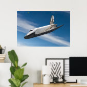 Sowjetischer Buran: Atmosphärenflug Poster (Heimbüro)