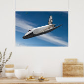 Sowjetischer Buran: Atmosphärenflug Poster (Küche)