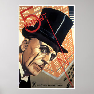 Sowjetischer Film Five Minutes Poster von Nikolai