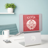 sowjetischer Gewerkschaft Aufkleber (Laptop auf Schreibtisch)