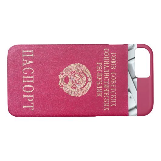 sowjetischer Pass Case-Mate iPhone Hülle (Rückseite (Horizontal))