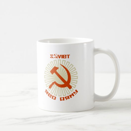 Sowjetischer rote Armee-Hammer u. Sichel 2 Kaffeetasse (Rechts)