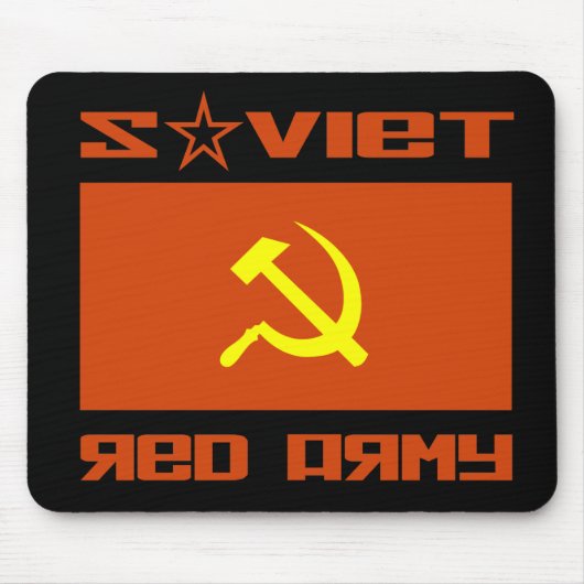 Sowjetischer rote Armee-Hammer u. Sichel Mousepad (Vorne)