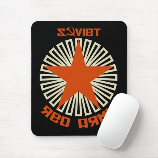 Sowjetischer rote Armee-Stern Mousepad (Mit Mouse)