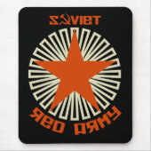 Sowjetischer rote Armee-Stern Mousepad (Vorne)