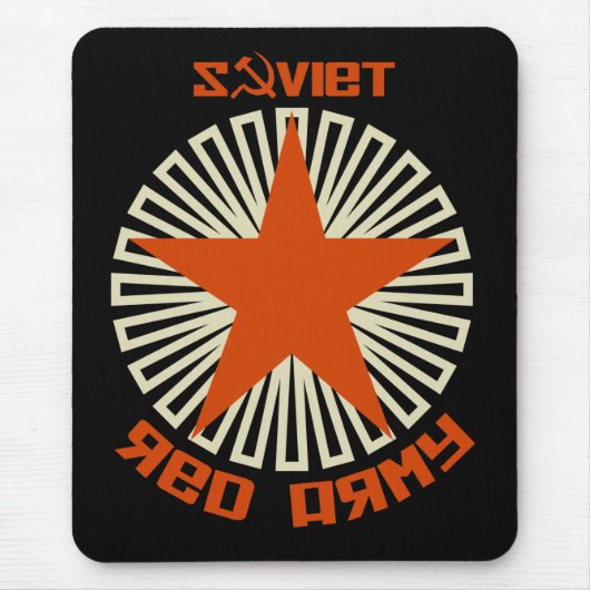 Sowjetischer rote Armee-Stern Mousepad (Vorne)