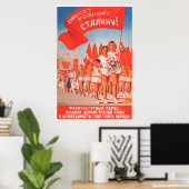 sowjetischer Sport Poster (Heimbüro)