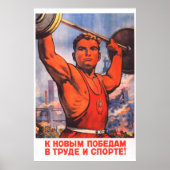 sowjetischer Sport Poster (Vorne)