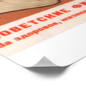 sowjetischer Sport Poster (Ecke)