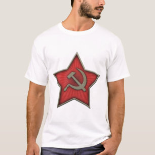 Sowjetischer Stern-Hammer und Sichel-Kommunist T-Shirt