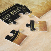 Sowjetischer Sturmgewehr AK-47gewehr-Druck Puzzle (Seite)