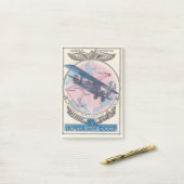 sowjetisches Flugzeug ANT 3 Post-it Klebezettel (Auf Schreibtisch)