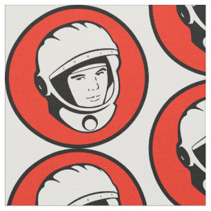 Sowjetisches Kosmonaut-Baumwollgewebe Stoff