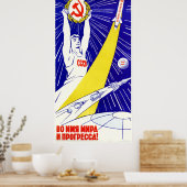 sowjetisches Propaganda-Poster Poster (Küche)