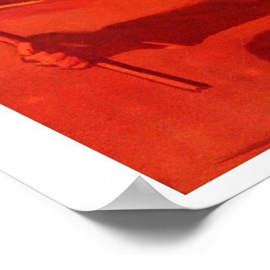 sowjetisches Propaganda-Poster Poster (Ecke)