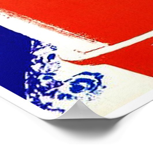 sowjetisches Propaganda-Poster Poster (Ecke)