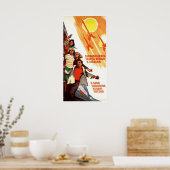 sowjetisches Propaganda-Poster Poster (Küche)
